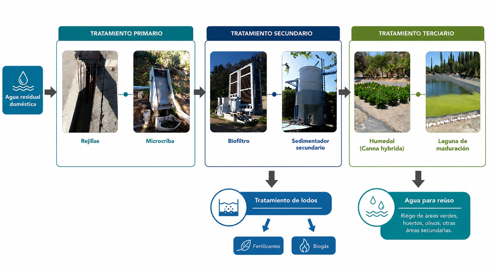 Esquema del proceso de tratamiento