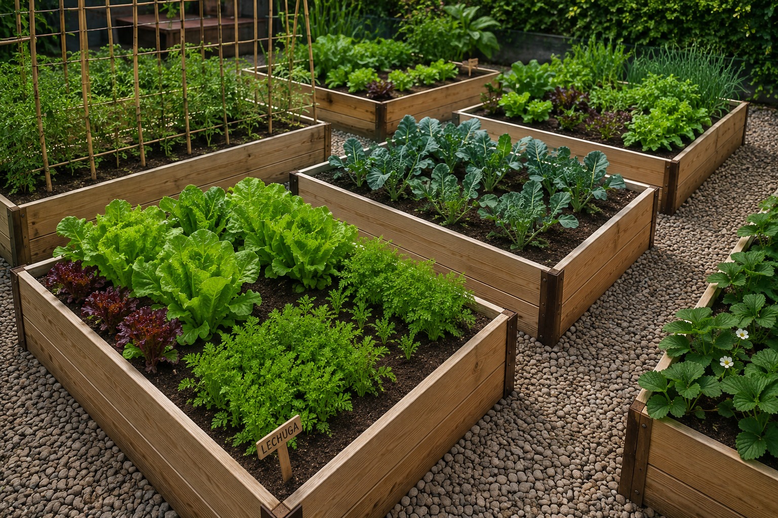 Camas de cultivo vista 1